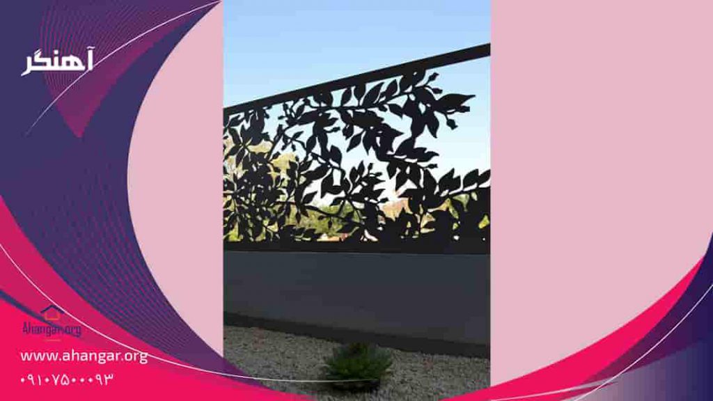 عکس نرده فلزی بالکن